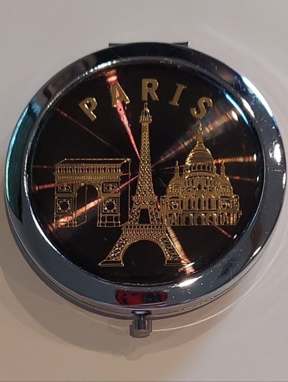 Vintage Paris Double Sided Mirror Compact
